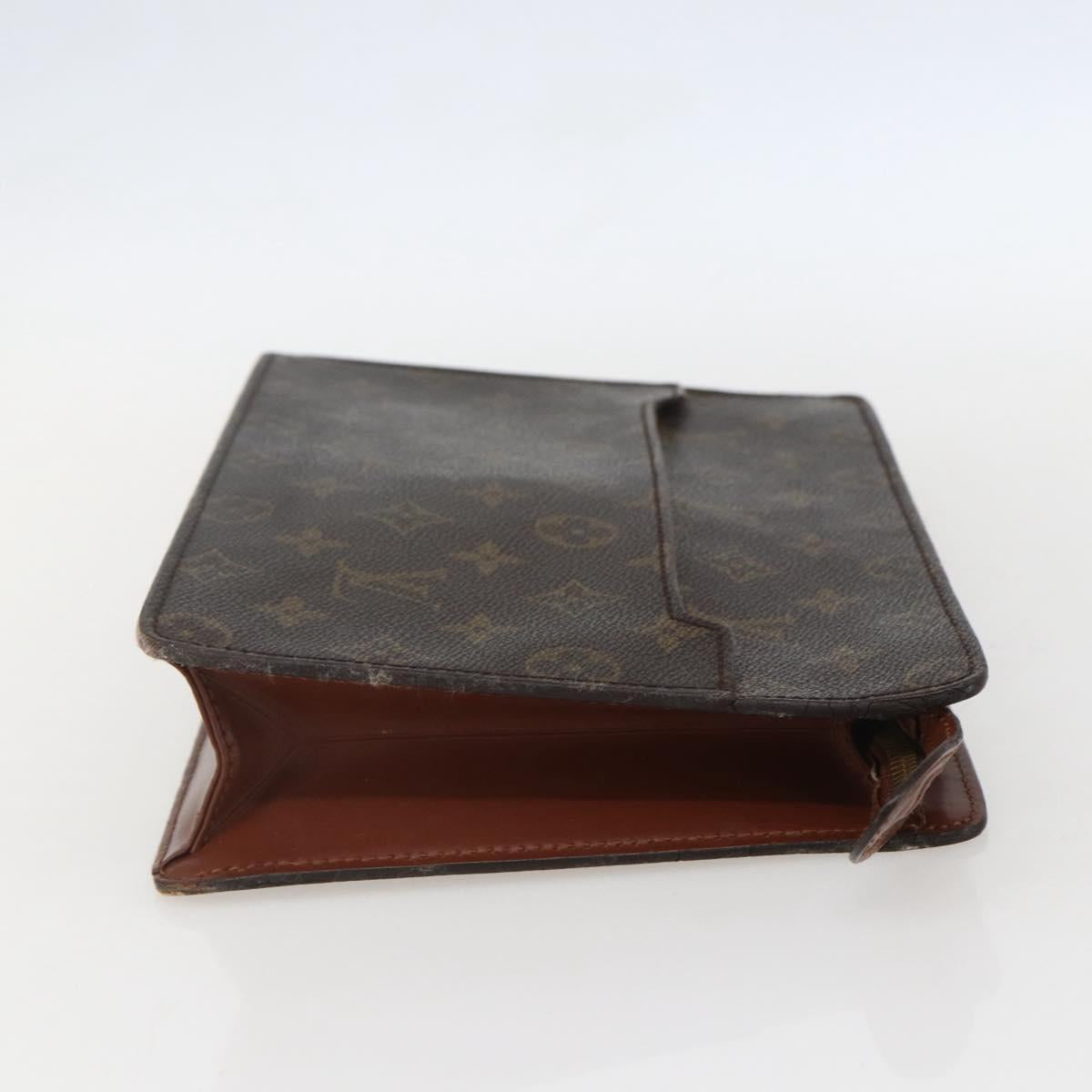 LOUIS VUITTON Monogram Pochette Homme Clutch Bag M51795 LV Auth 160077