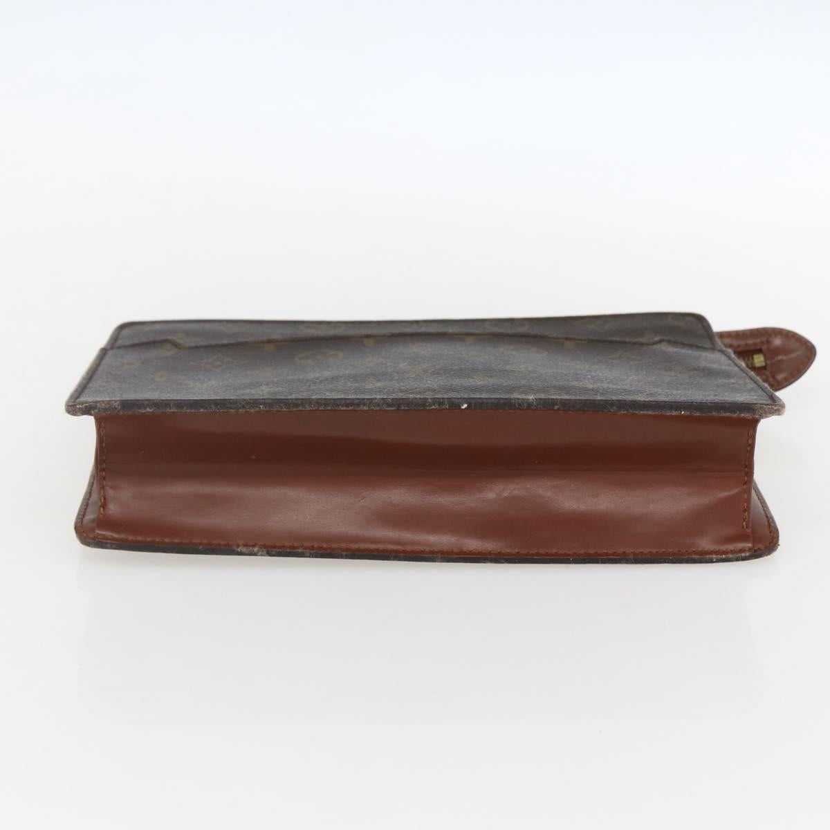 LOUIS VUITTON Monogram Pochette Homme Clutch Bag M51795 LV Auth 160077