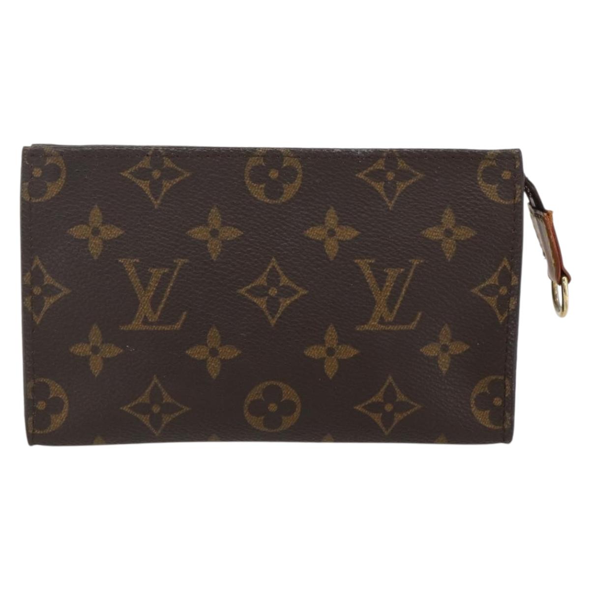 LOUIS VUITTON Monogram Bucket PM Accessory Pouch LV Auth 160083