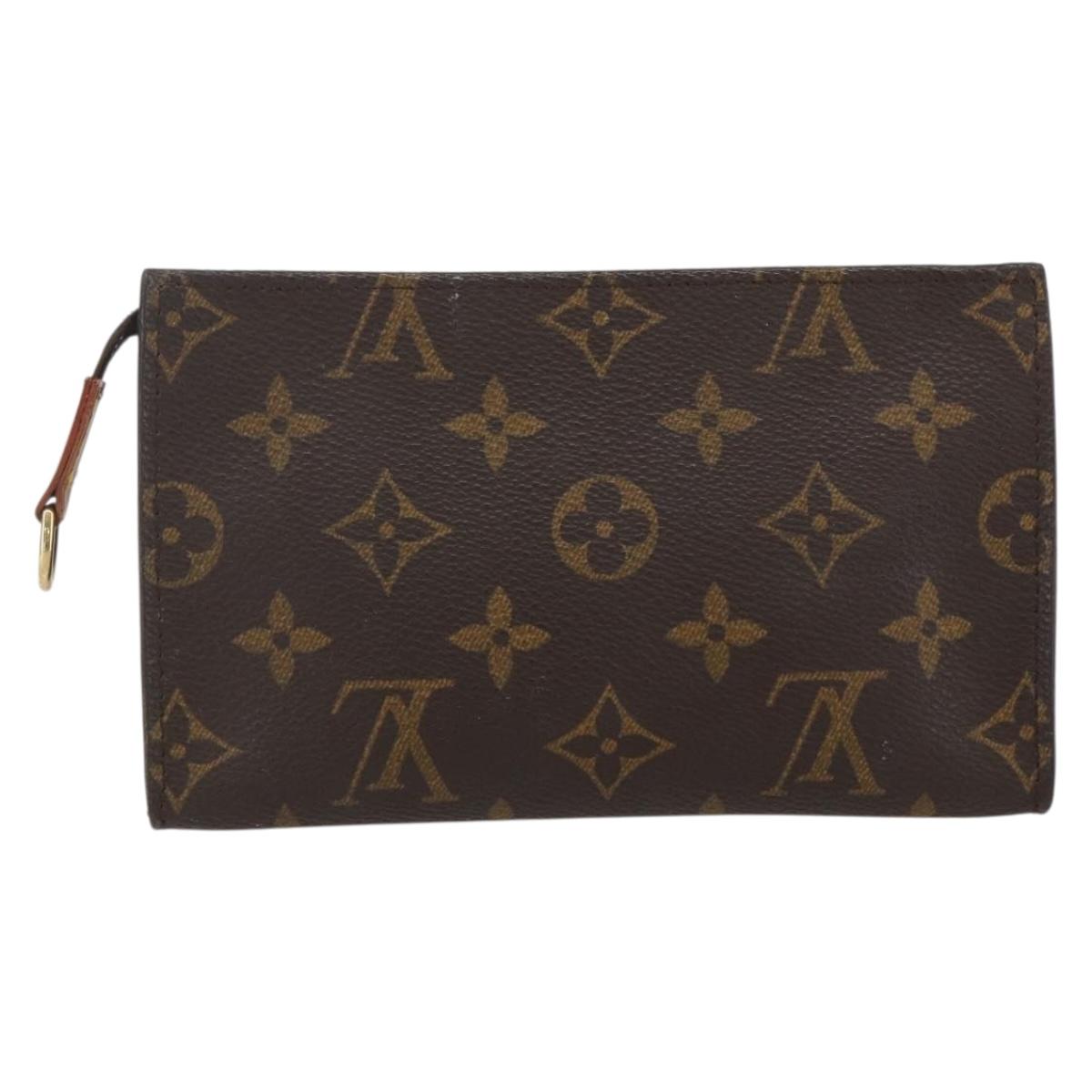 LOUIS VUITTON Monogram Bucket PM Accessory Pouch LV Auth 160083