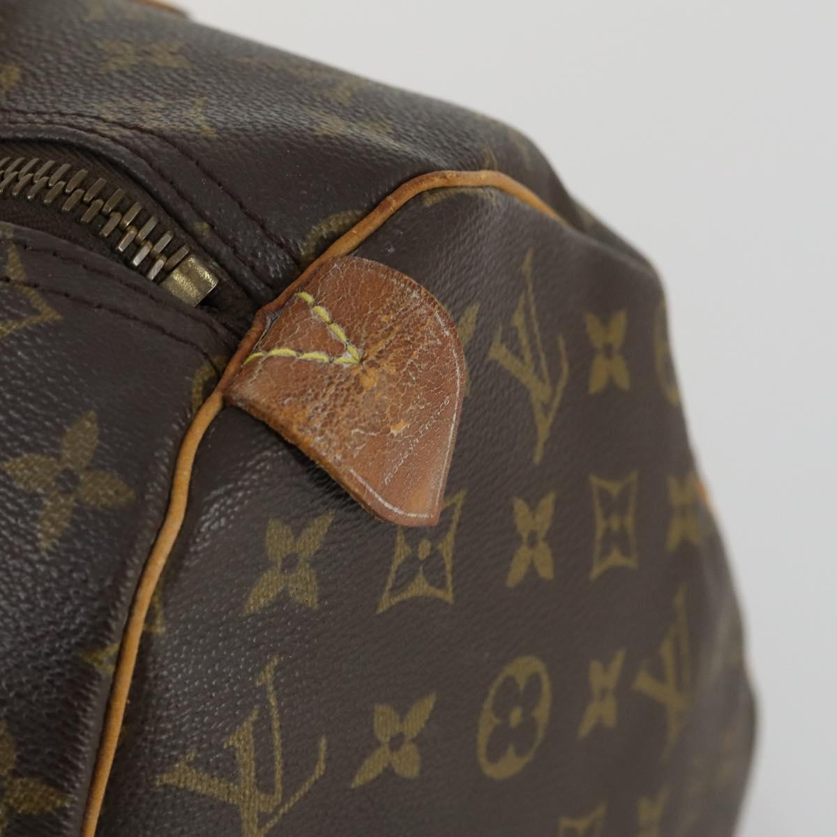 LOUIS VUITTON Monogram Keepall 45 Boston Bag M41428 LV Auth 160109