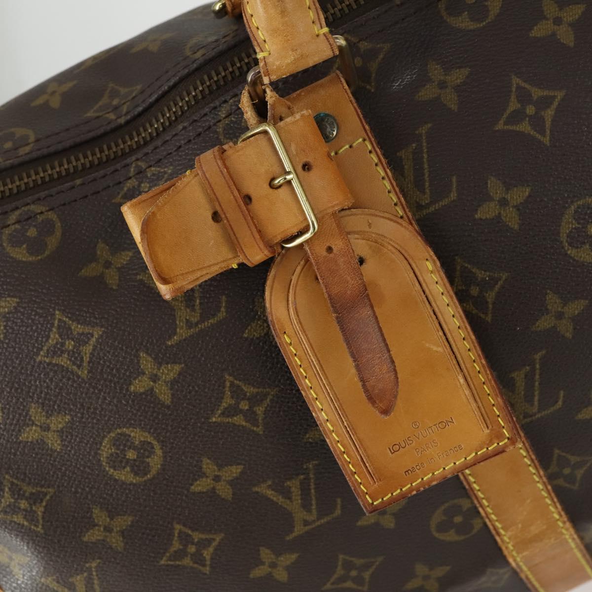 LOUIS VUITTON Monogram Keepall 45 Boston Bag M41428 LV Auth 160109