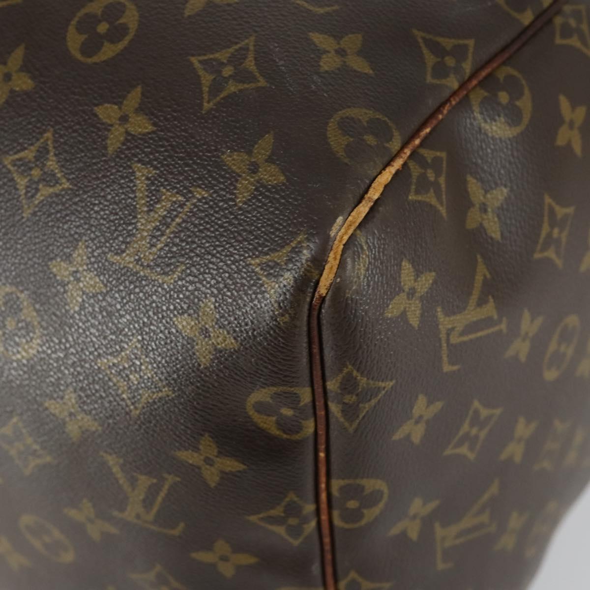 LOUIS VUITTON Monogram Keepall 55 Boston Bag M41424 LV Auth 160112