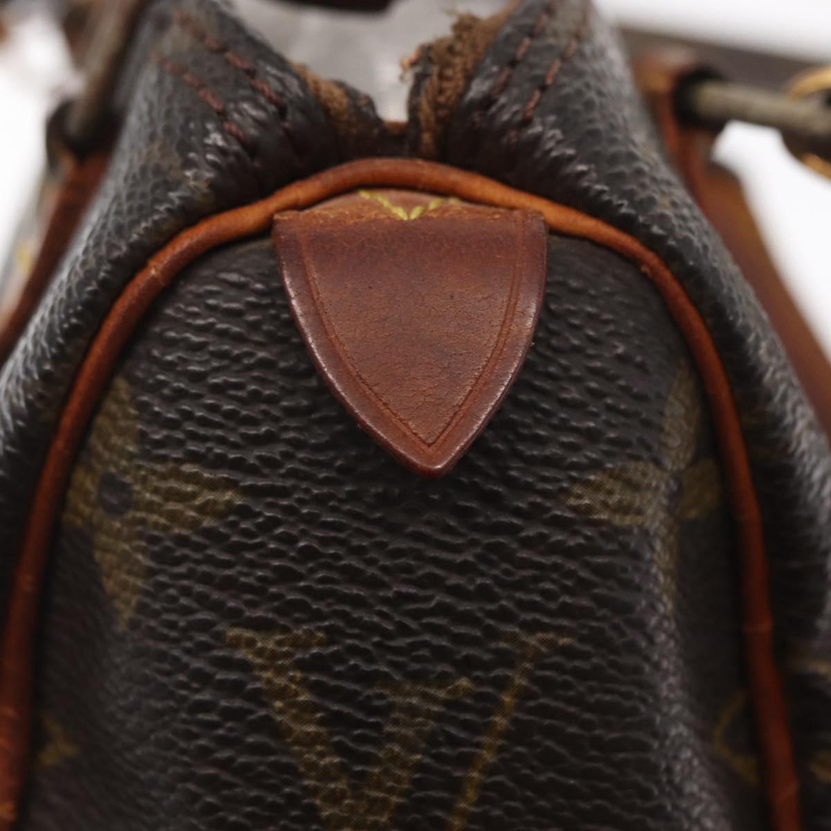 LOUIS VUITTON Monogram Mini Speedy Hand Bag M41534 LV Auth 160115