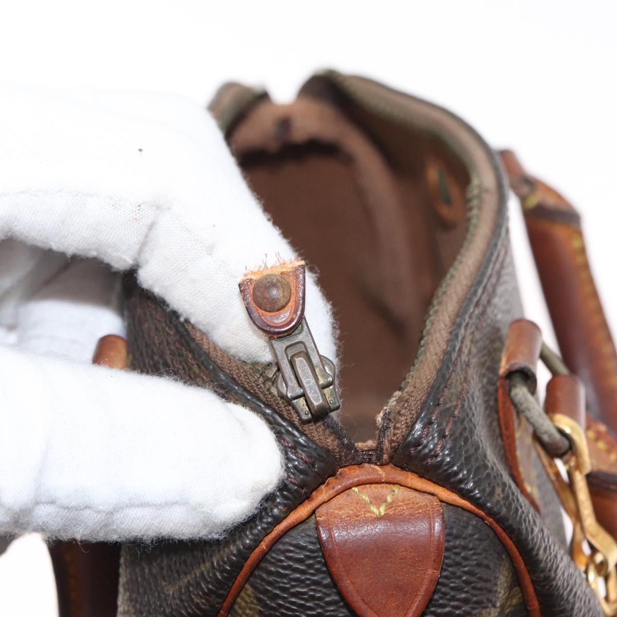 LOUIS VUITTON Monogram Mini Speedy Hand Bag M41534 LV Auth 160115