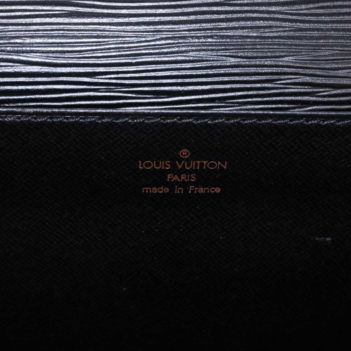 LOUIS VUITTON Epi Serviette Conseiller Business Bag Black M54422 LV Auth 160118