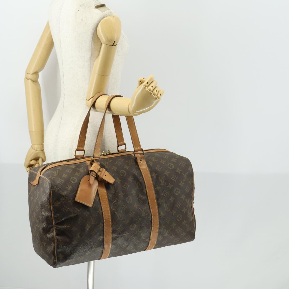 LOUIS VUITTON Monogram Sac Souple 45 Boston Bag M41624 LV Auth 160129