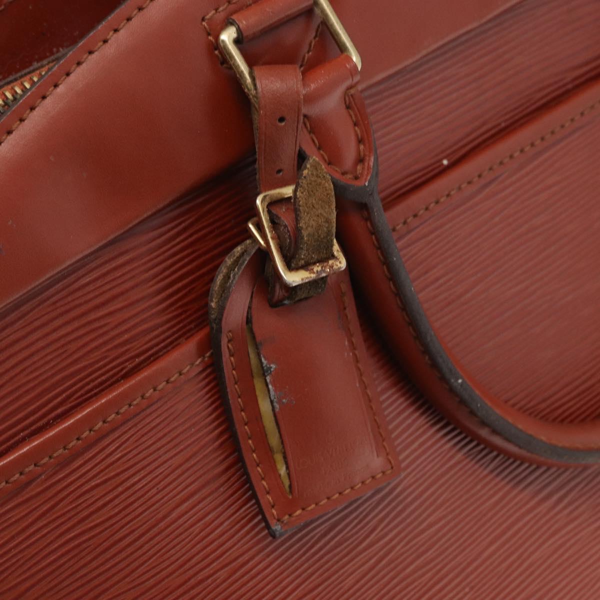 LOUIS VUITTON Epi Riviera Hand Bag Brown M48183 LV Auth 160132