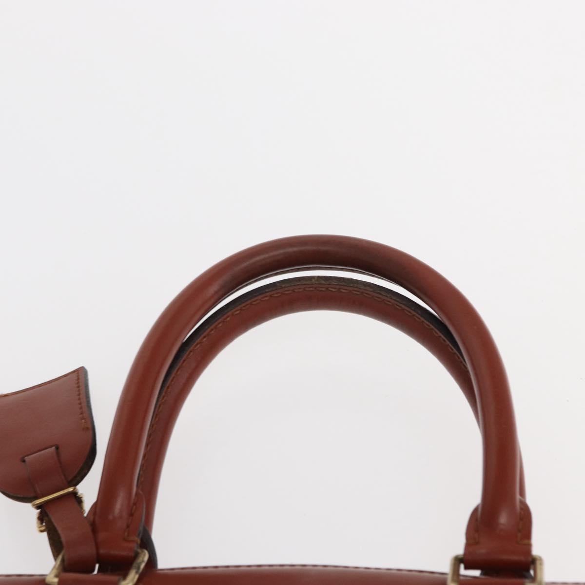 LOUIS VUITTON Epi Riviera Hand Bag Brown M48183 LV Auth 160132