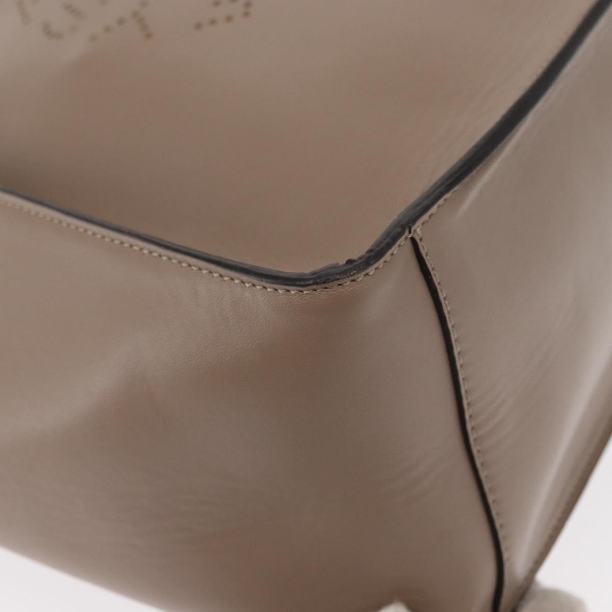 Stella MacCartney Hand Bag polyester Beige Auth 160134