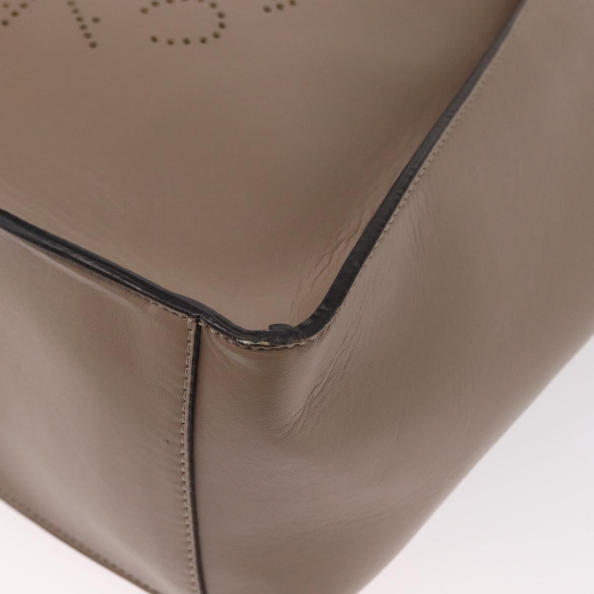 Stella MacCartney Hand Bag polyester Beige Auth 160134