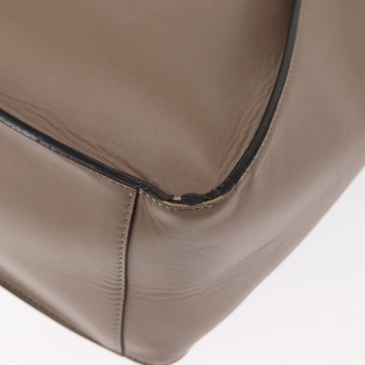 Stella MacCartney Hand Bag polyester Beige Auth 160134