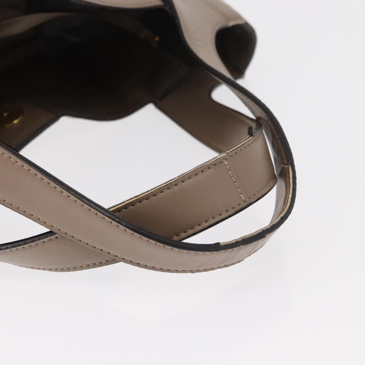 Stella MacCartney Hand Bag polyester Beige Auth 160134