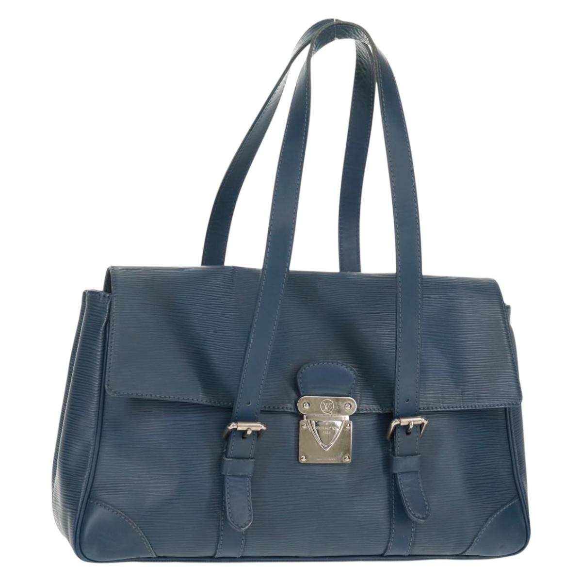 LOUIS VUITTON Epi Segur MM Hand Bag Myrtille M5886G LV Auth 160145