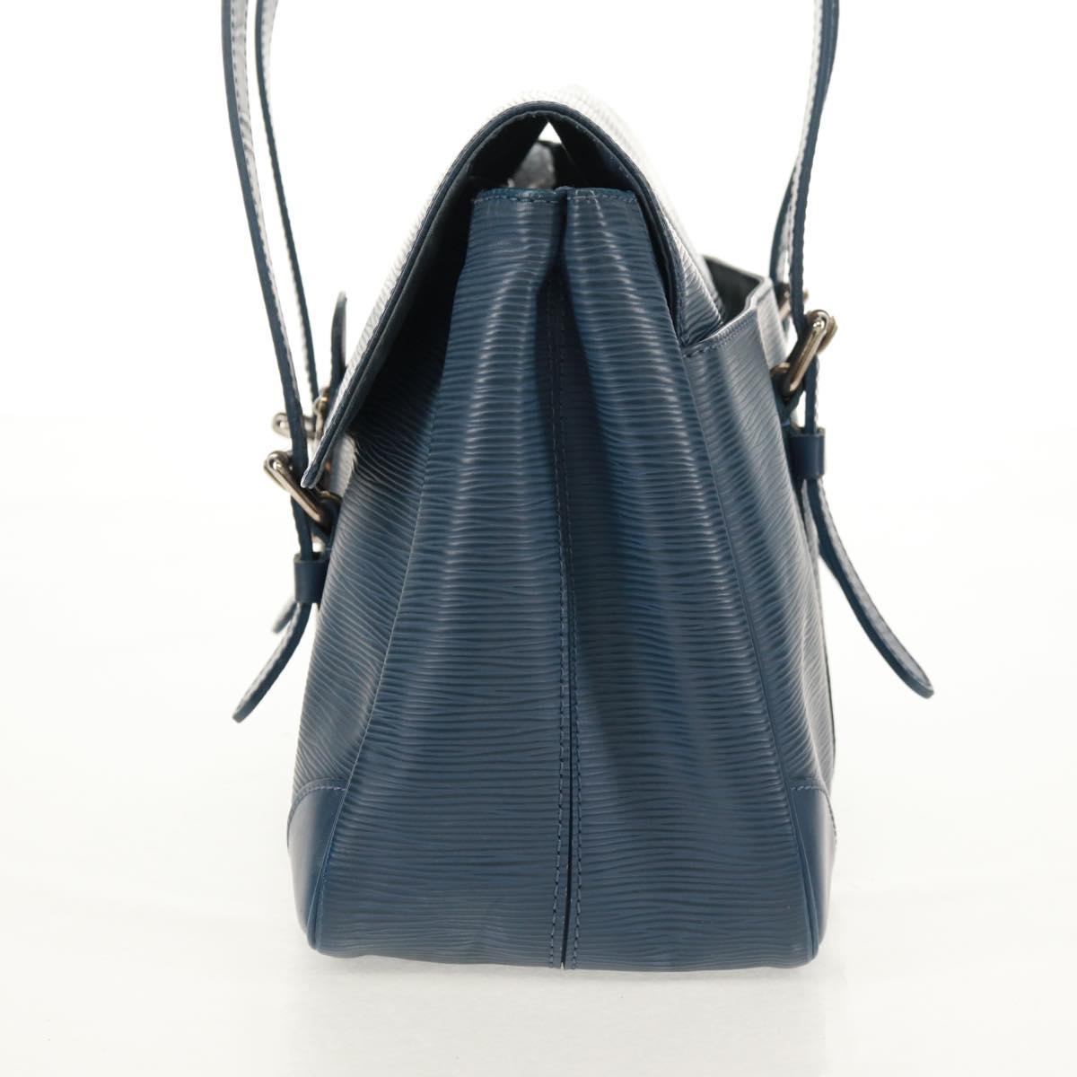 LOUIS VUITTON Epi Segur MM Hand Bag Myrtille M5886G LV Auth 160145