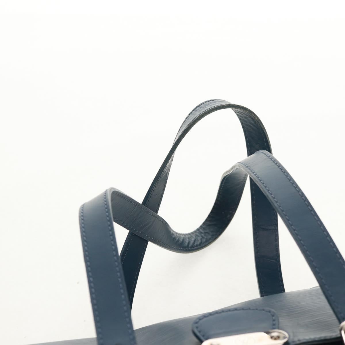 LOUIS VUITTON Epi Segur MM Hand Bag Myrtille M5886G LV Auth 160145
