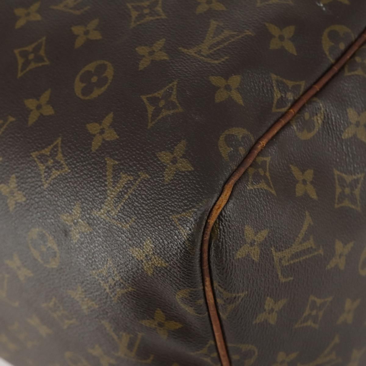 LOUIS VUITTON Monogram Keepall 55 Boston Bag M41424 LV Auth 160147