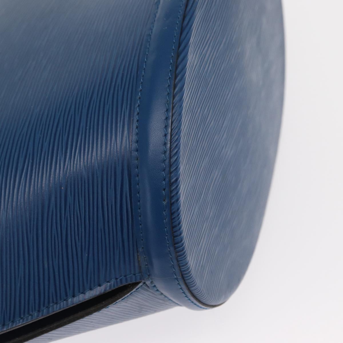 LOUIS VUITTON Epi Saint Jacques Shopping Shoulder Bag Blue M52275 LV Auth 160158