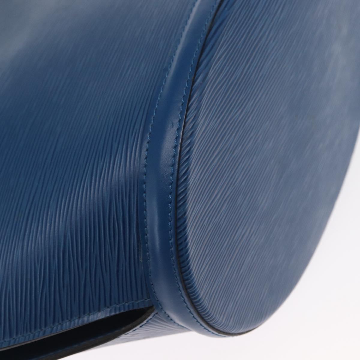 LOUIS VUITTON Epi Saint Jacques Shopping Shoulder Bag Blue M52275 LV Auth 160158