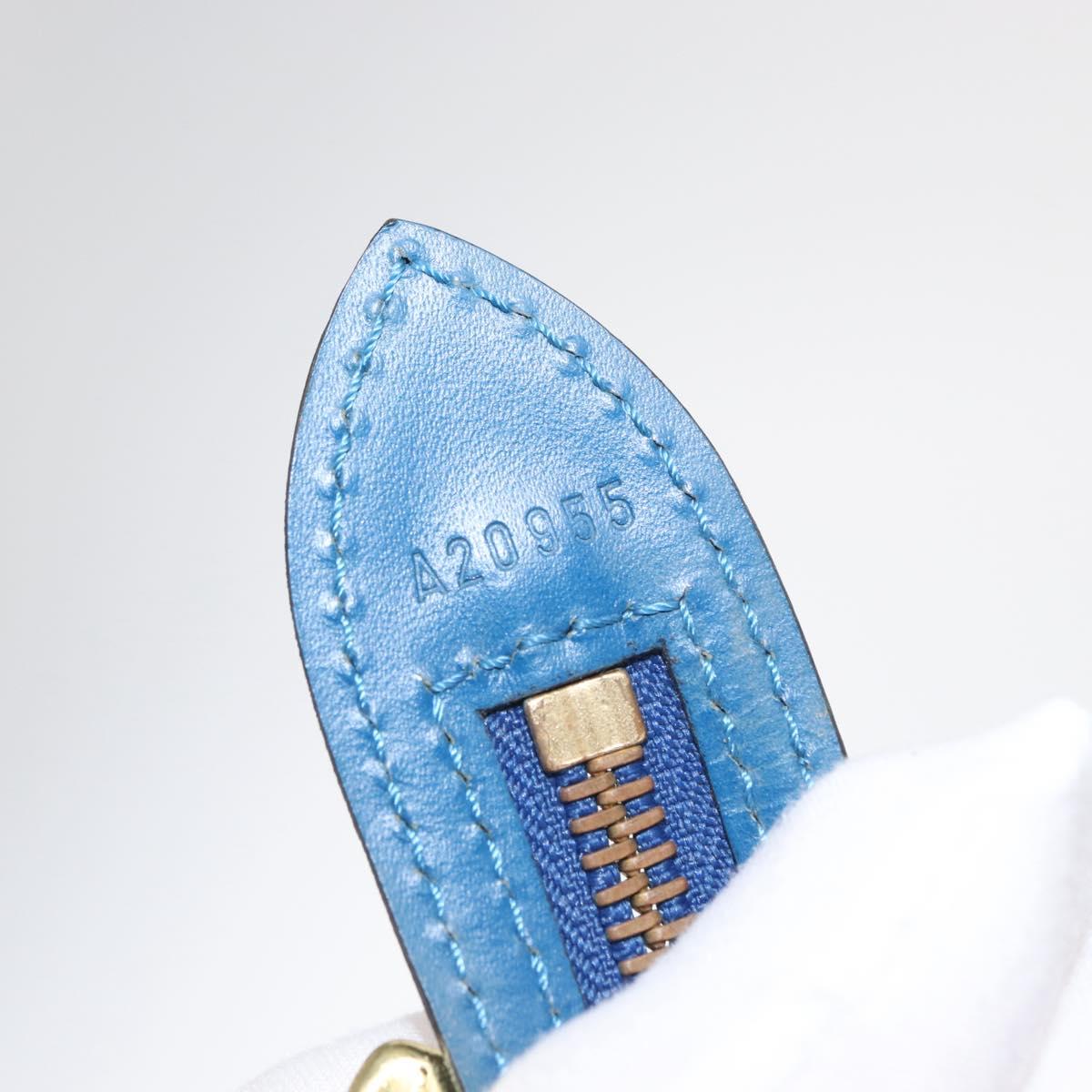 LOUIS VUITTON Epi Saint Jacques Shopping Shoulder Bag Blue M52275 LV Auth 160158