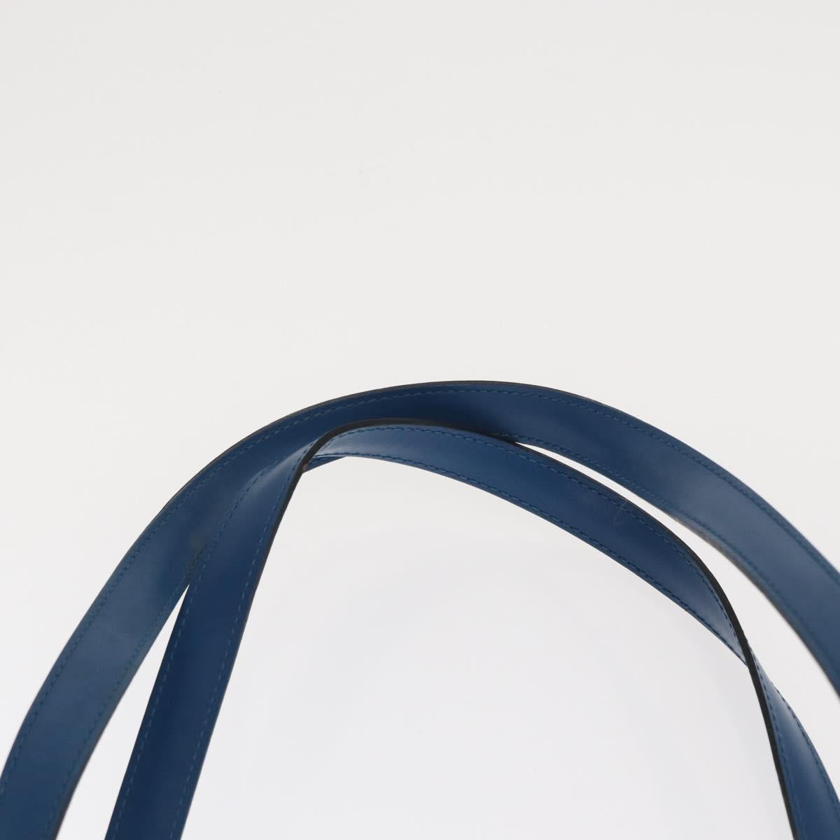 LOUIS VUITTON Epi Saint Jacques Shopping Shoulder Bag Blue M52275 LV Auth 160158
