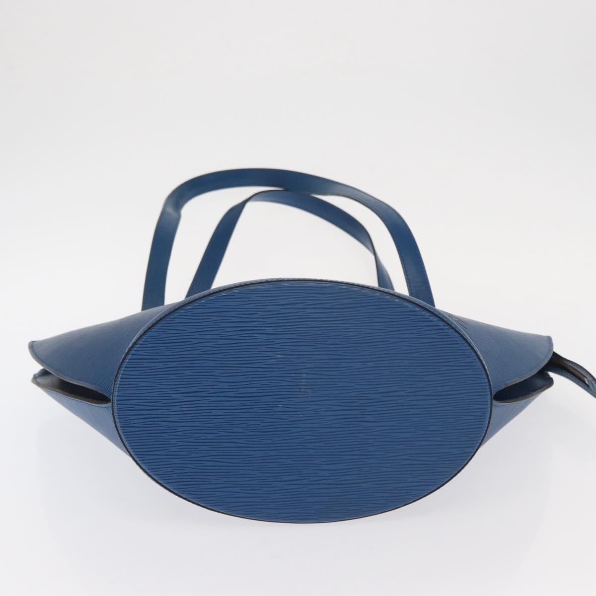 LOUIS VUITTON Epi Saint Jacques Shopping Shoulder Bag Blue M52275 LV Auth 160158