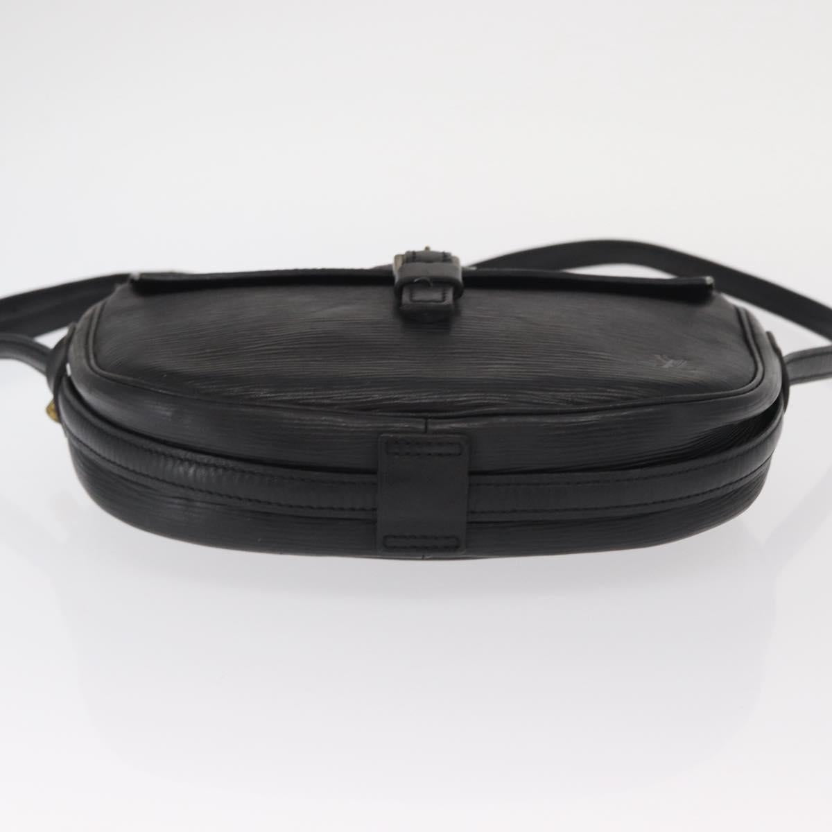 LOUIS VUITTON Epi Jeune Fille MM Shoulder Bag Black M52152 LV Auth 160180