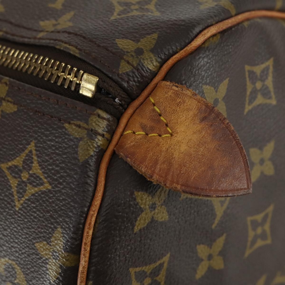 LOUIS VUITTON Monogram Keepall 60 Boston Bag M41422 LV Auth 160191