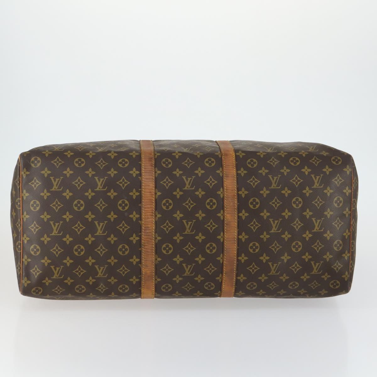 LOUIS VUITTON Monogram Keepall 60 Boston Bag M41422 LV Auth 160191