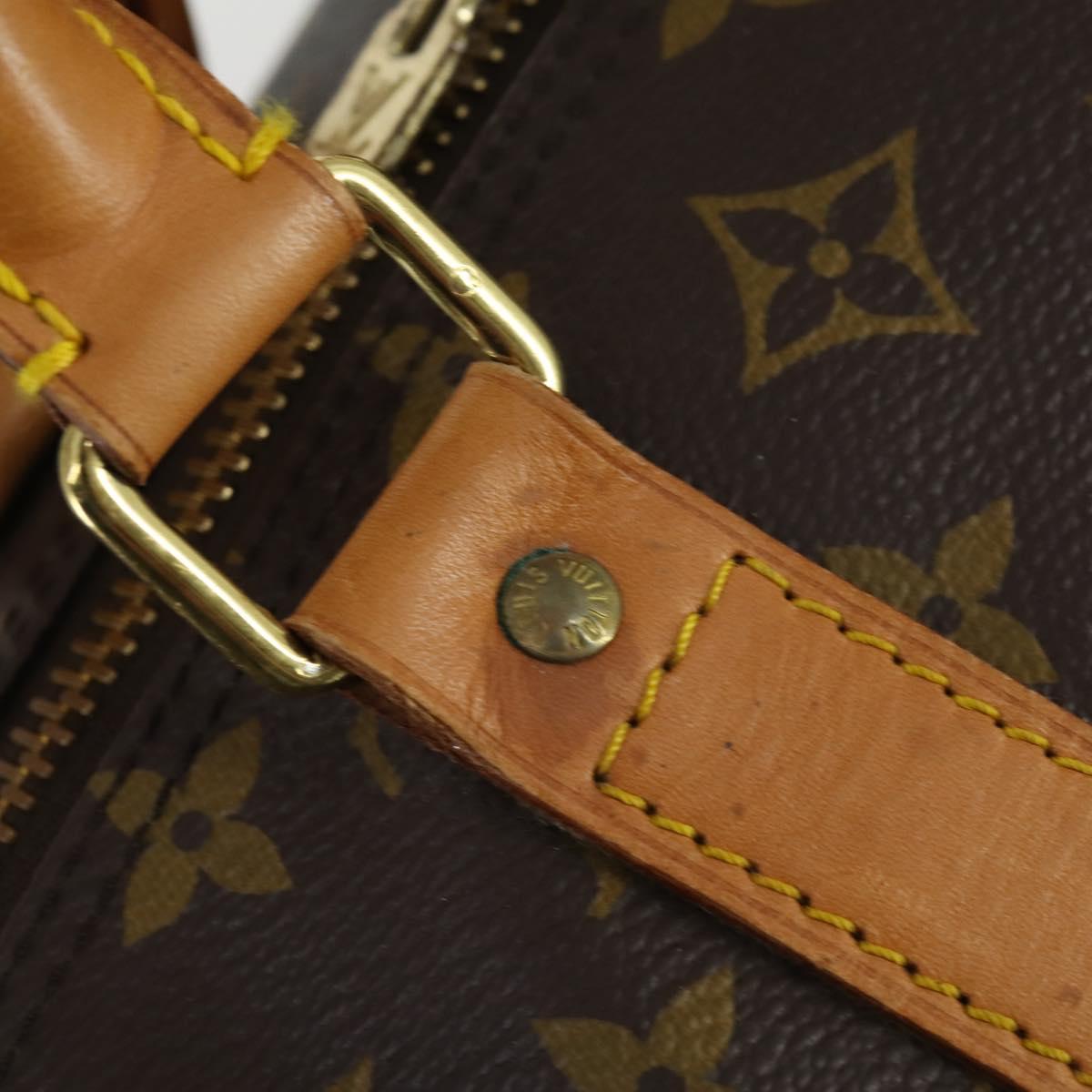 LOUIS VUITTON Monogram Keepall 60 Boston Bag M41422 LV Auth 160193