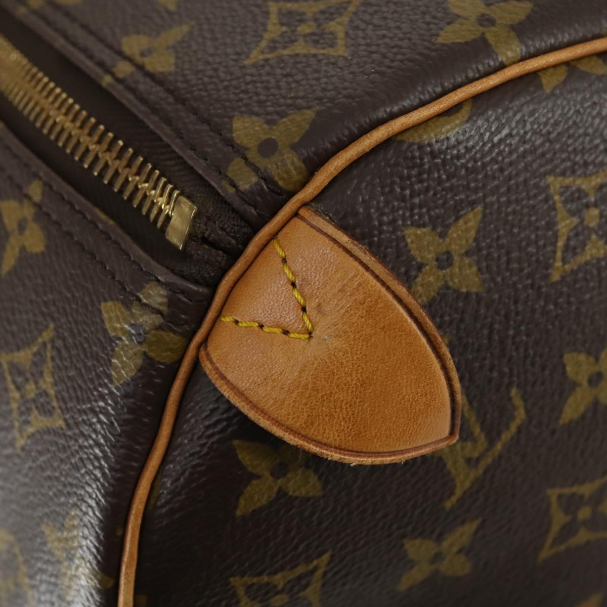 LOUIS VUITTON Monogram Keepall 60 Boston Bag M41422 LV Auth 160193
