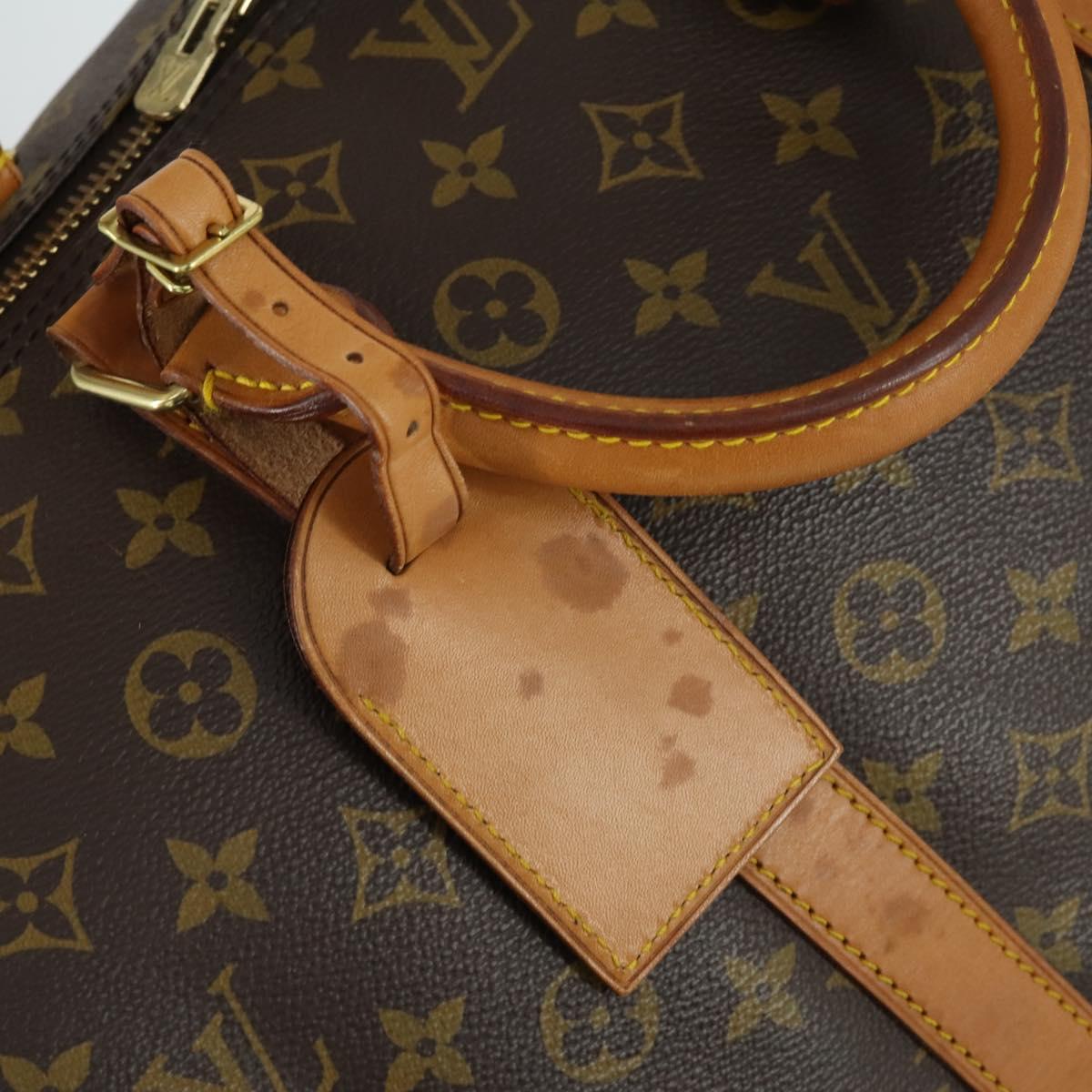 LOUIS VUITTON Monogram Keepall 60 Boston Bag M41422 LV Auth 160193