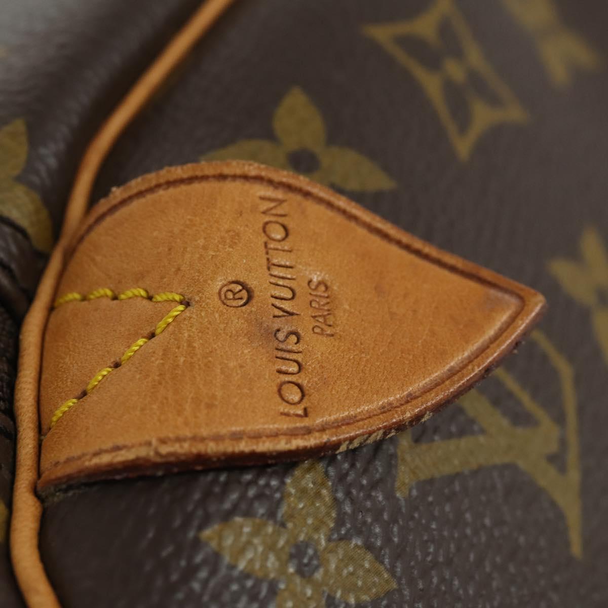 LOUIS VUITTON Monogram Keepall 60 Boston Bag M41422 LV Auth 160193