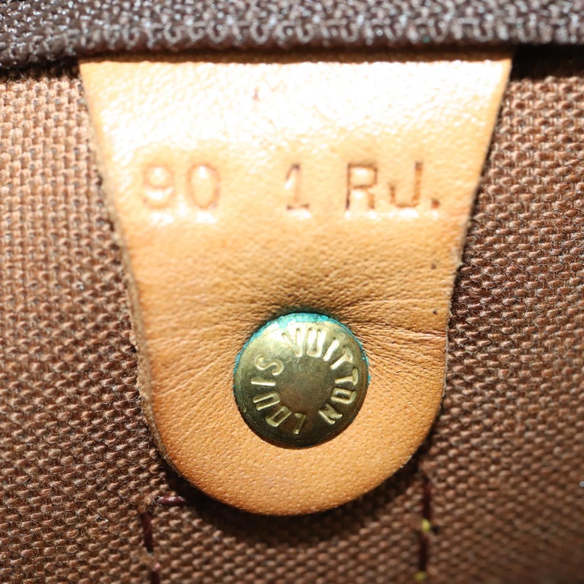 LOUIS VUITTON Monogram Keepall 60 Boston Bag M41422 LV Auth 160193