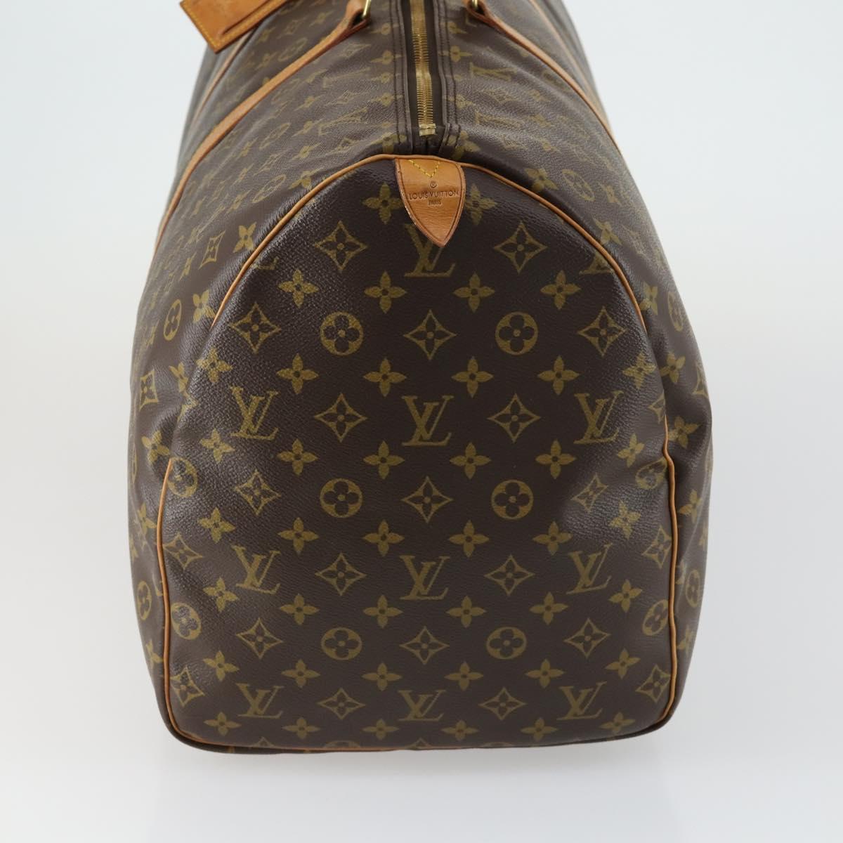 LOUIS VUITTON Monogram Keepall 60 Boston Bag M41422 LV Auth 160193