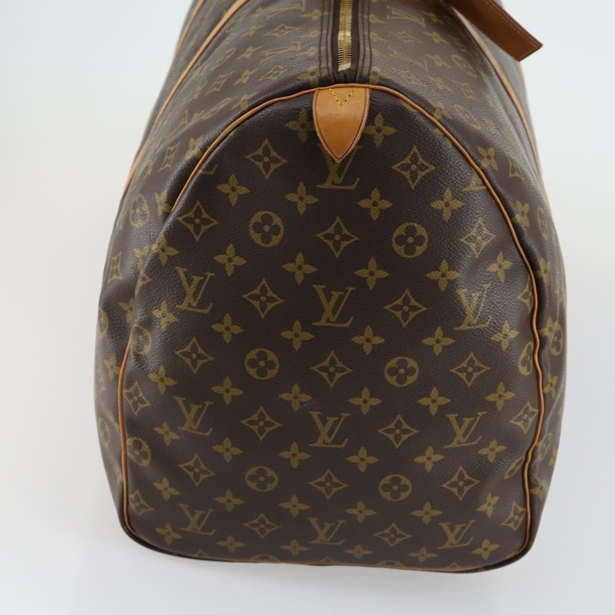 LOUIS VUITTON Monogram Keepall 60 Boston Bag M41422 LV Auth 160193