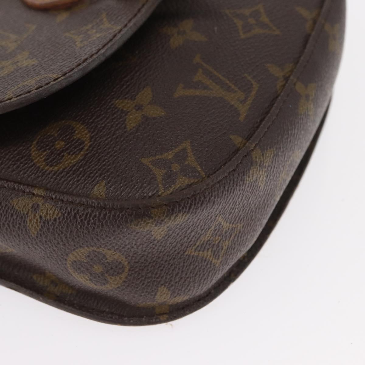 LOUIS VUITTON Monogram Saint Cloud MM Shoulder Bag M51243 LV Auth 160208