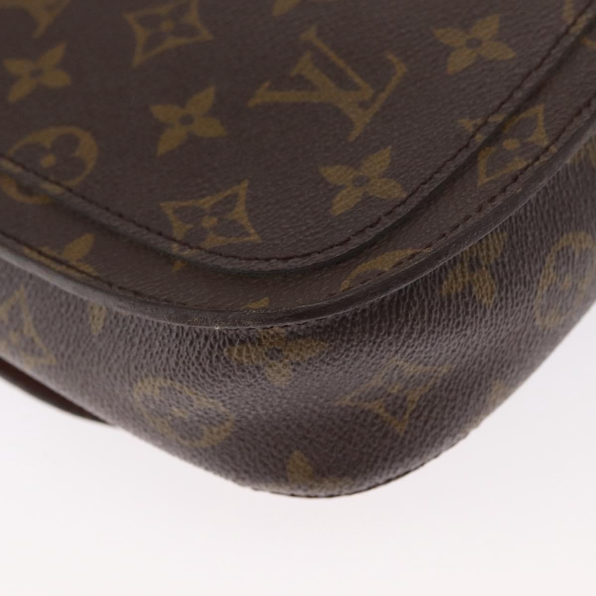 LOUIS VUITTON Monogram Saint Cloud MM Shoulder Bag M51243 LV Auth 160208