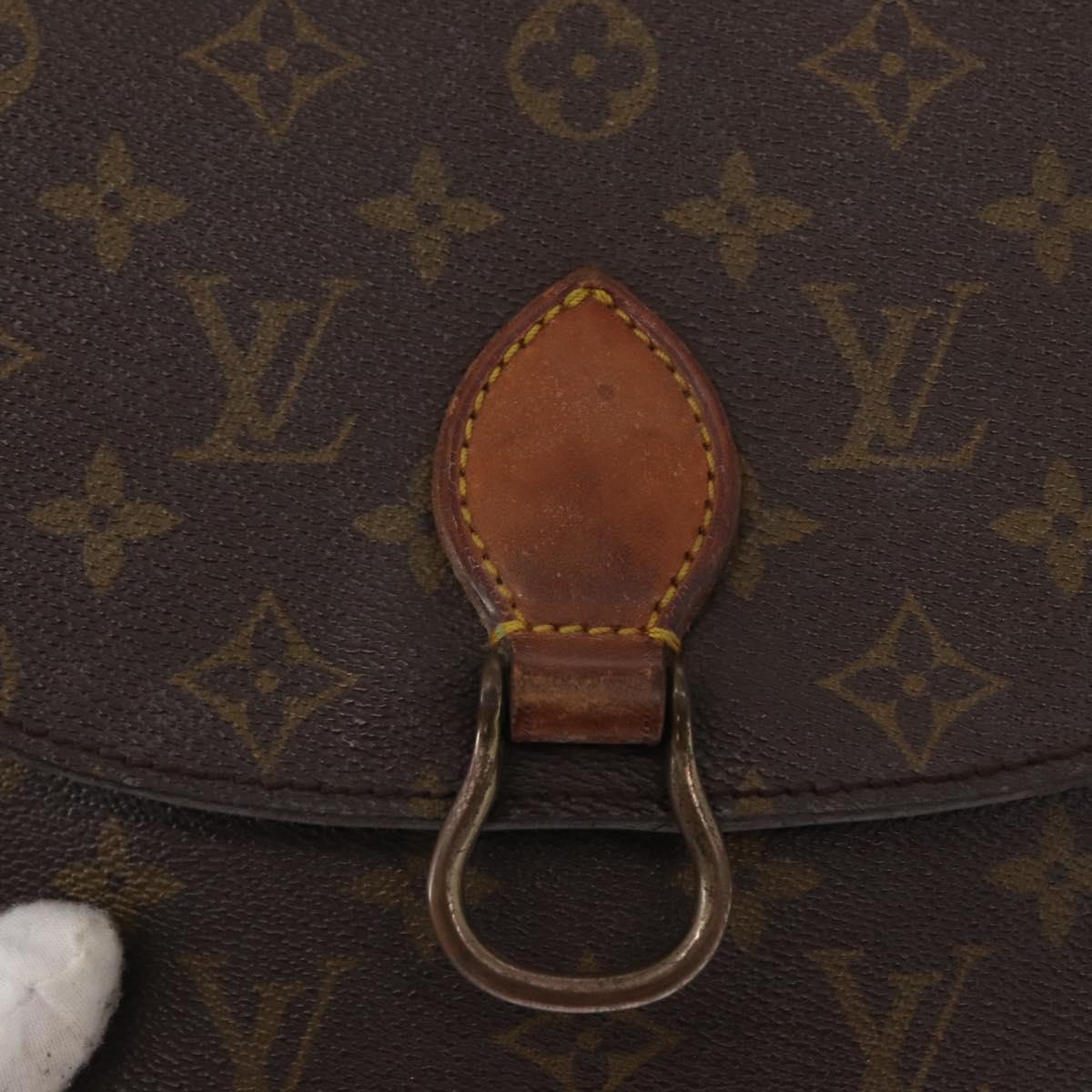 LOUIS VUITTON Monogram Saint Cloud MM Shoulder Bag M51243 LV Auth 160208