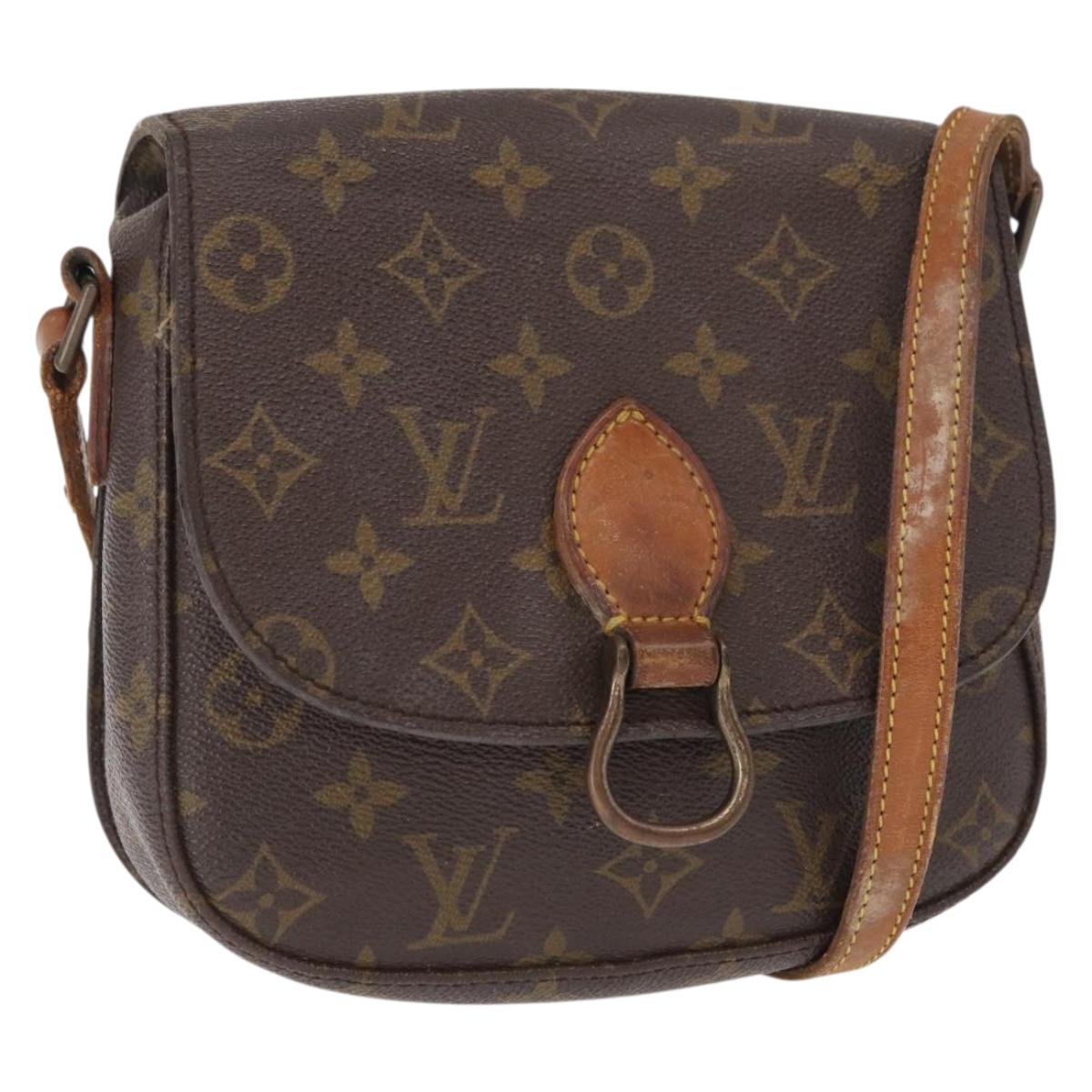 LOUIS VUITTON Monogram Saint Cloud MM Shoulder Bag M51243 LV Auth 160208