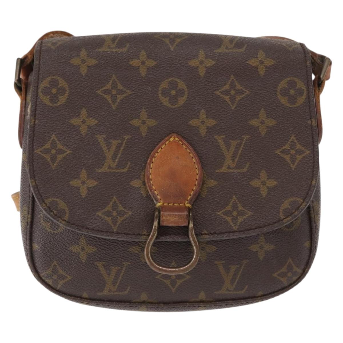 LOUIS VUITTON Monogram Saint Cloud MM Shoulder Bag M51243 LV Auth 160208
