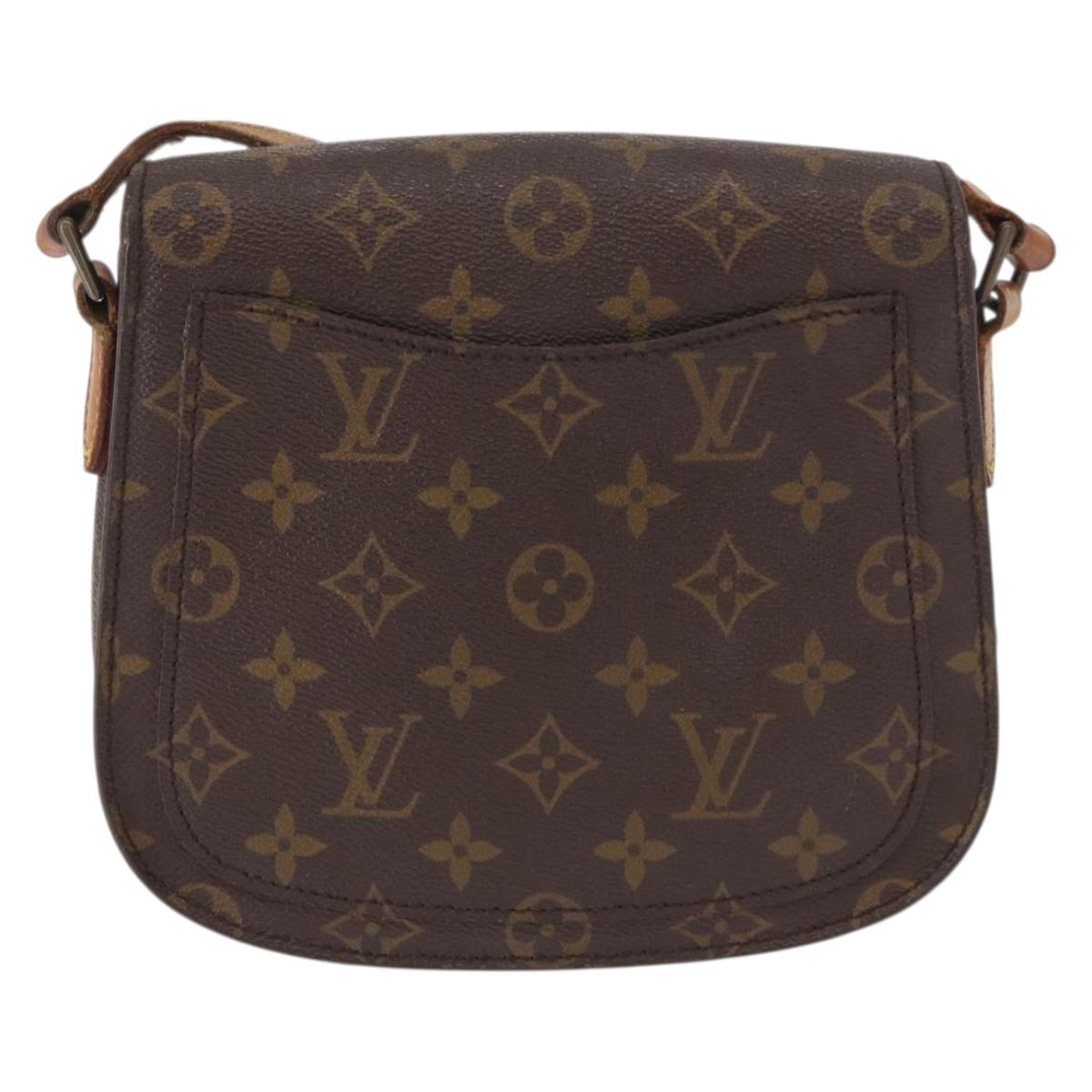 LOUIS VUITTON Monogram Saint Cloud MM Shoulder Bag M51243 LV Auth 160208