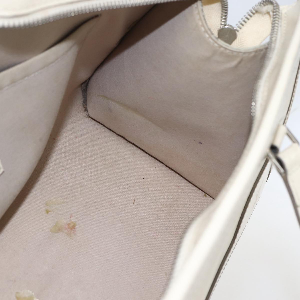 LOUIS VUITTON Epi Madeleine PM Hand Bag White Yvoire M5933J LV Auth 160228