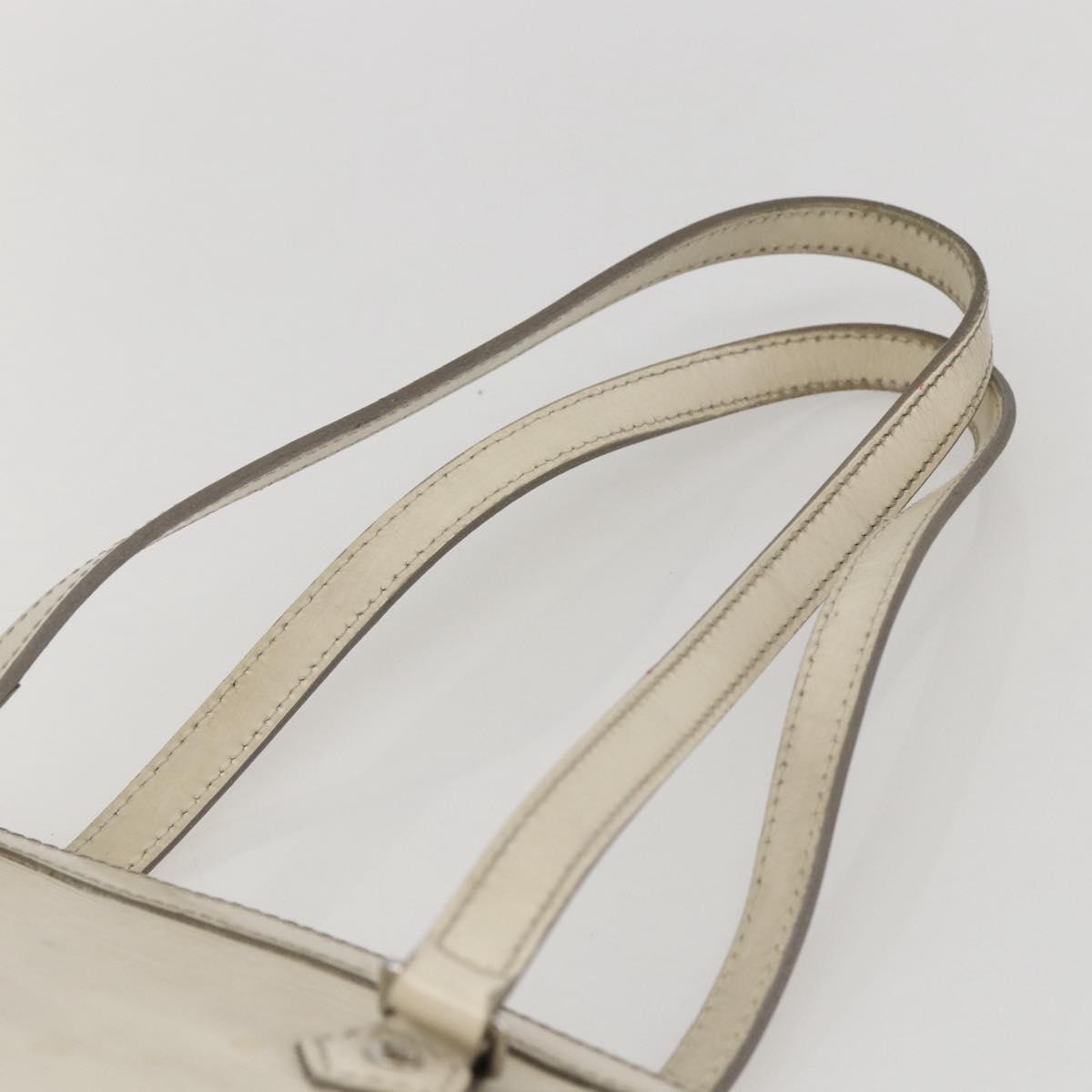 LOUIS VUITTON Epi Madeleine PM Hand Bag White Yvoire M5933J LV Auth 160228