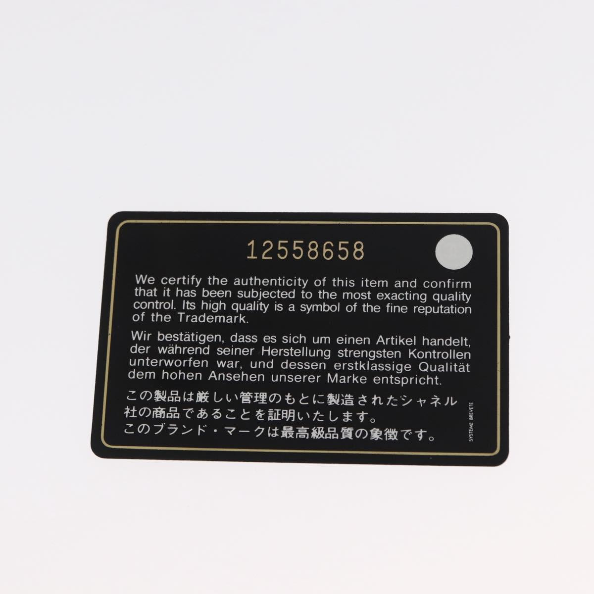 CHANEL Chain Tote Bag Patent leather Black Silver CC Auth 160254