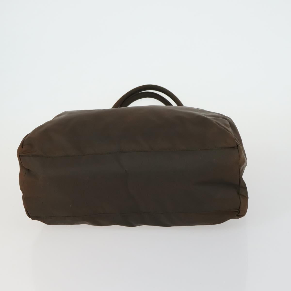 PRADA Hand Bag Nylon 5 Set Beige Khaki Brown Auth 160314