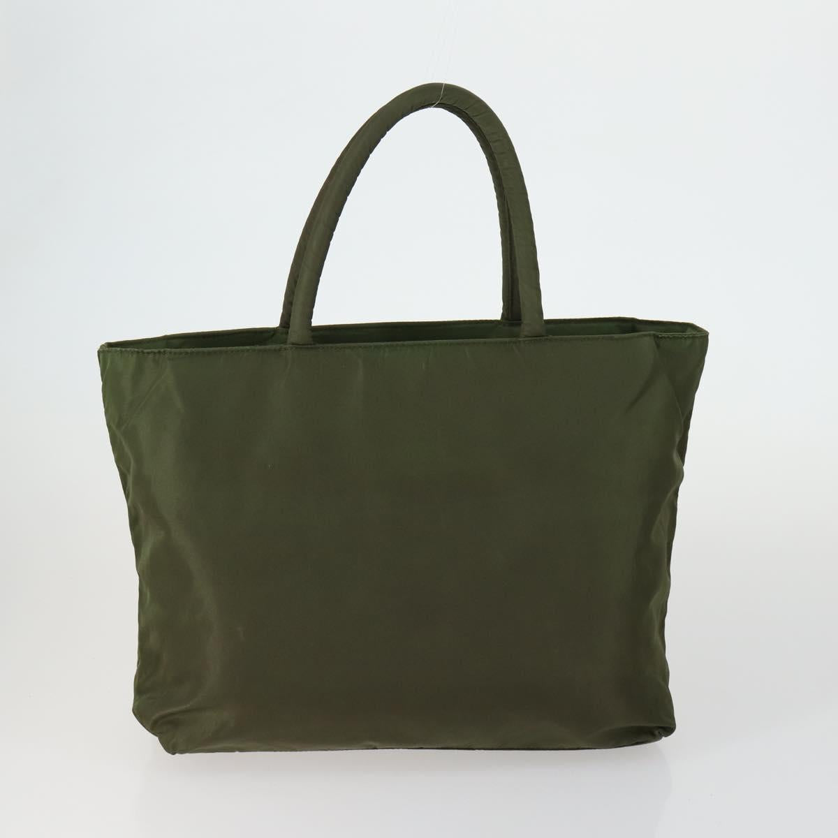 PRADA Hand Bag Nylon 5 Set Beige Khaki Brown Auth 160314