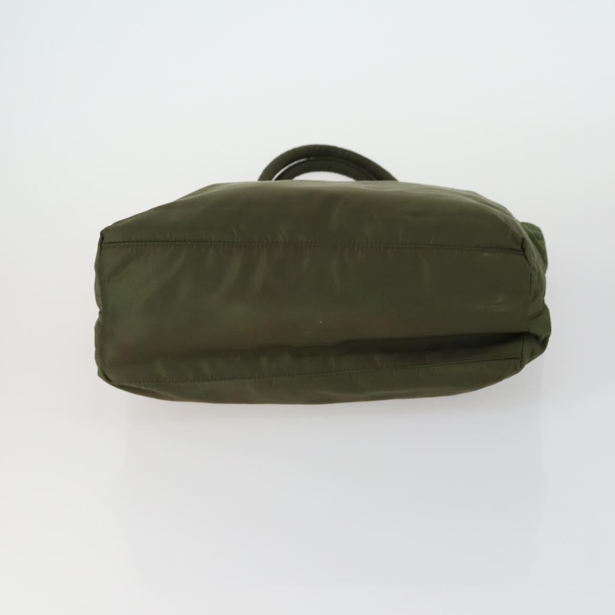 PRADA Hand Bag Nylon 5 Set Beige Khaki Brown Auth 160314