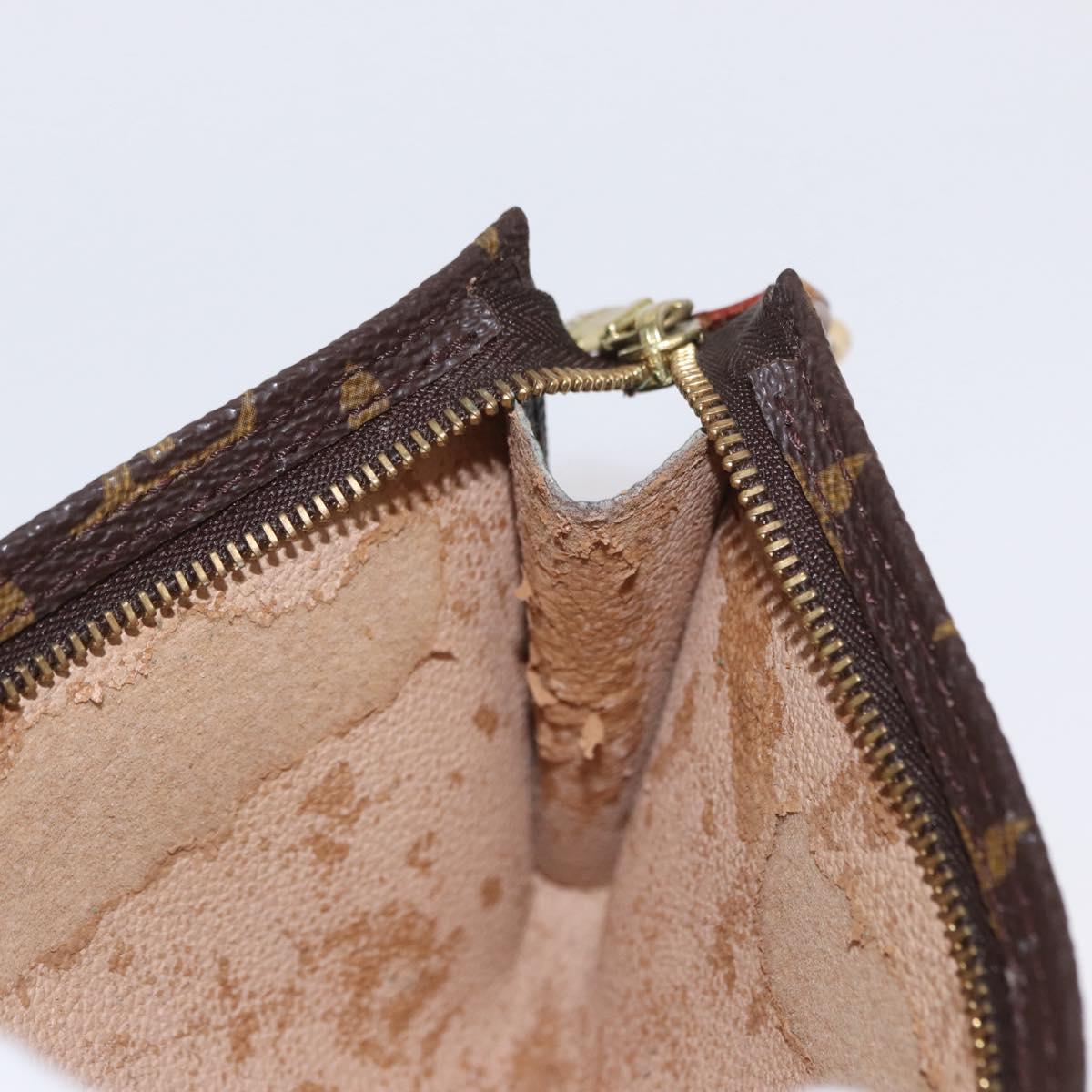 LOUIS VUITTON Monogram Bucket PM Accessory Pouch LV Auth 160344