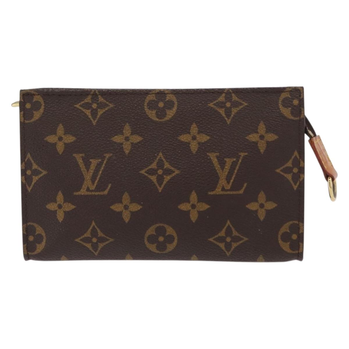 LOUIS VUITTON Monogram Bucket PM Accessory Pouch LV Auth 160344